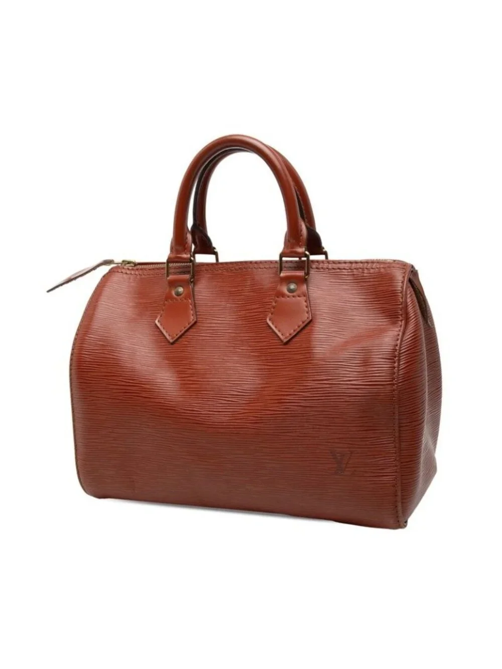 Louis Vuitton Epi Speedy 25 Mini Boston Bag Kenya Brown Leather